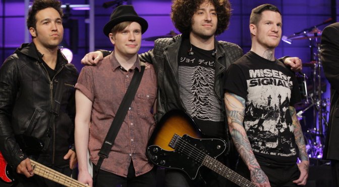 Fall Out Boy To Perform On The Tonight Show